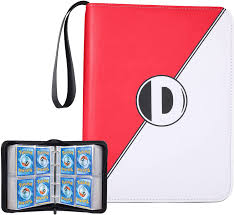 By obo23136 in living toys & games. Amazon Com Binder For Pokemon Cards With Sleeves Card Binder Holder Book Compatible With Pokemon Trading Cards Holds Up To 400 Cards 50 Pcs 4 Pocket Pages Card Collector Album With Zipper Carrying Case