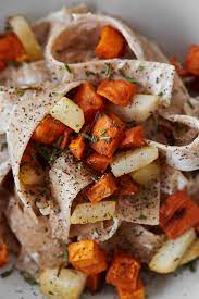 Sweet Potato Pear Pasta With Mascarpone Naturally