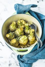 Artichauts A La Romaine Carciofi Alla Romana Quatre Saisons Au Jardin En 2020 Artichaut Idee Recette Recettes De Cuisine