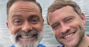 ITV Coronation Street's Daniel Brocklebank poses with co-star and fans say  'wish you weren't leaving'