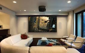 Ultra Modern Living Room Home Cinema Projector For An Ultra Modern Interior Ultramoder Living Room Theaters Living Room Home Theater Home Theater Seating