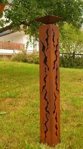 Wasserzapfsäulen bestehen aus einer säule, einem wasserhahn, dichtmaterial, einem eine säule, die mit einer kindersicherung ausgestattet ist, bewahrt ihren garten vor überschwemmungen. Gartendeko Shop Herrliche Gartensaule 125cm Mit Schale