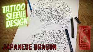 Dragon tattoos are very diverse. How To Draw A Japanese Dragon Tattoo Sleeve Design Part 2 Traditional Japanese Tattoo Youtube