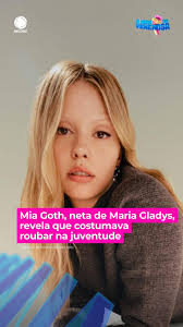 Mia Goth, neta da atriz brasileira Maria Gladys, abriu o jogo em uma  entrevista para a W Magazine e surpreendeu com as revelações. A atriz  confessou que, quando vivia em Londres, roubava de tudo, ...