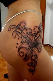 38 lily flower tattoo designs. Lily And Stars Tattoo Lily Flower Tattoos Lily Tattoo Hip Tattoo