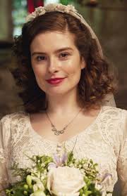 Hana in a wedding dress