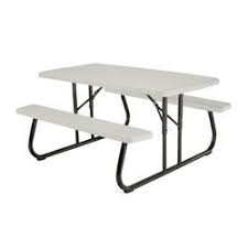 The 60 X 29 Resin Tabletop Is Stain Resistant Easy To Clean And Folds Flat For Storage Included Is An Umbrell Folding Picnic Table Table Picnic Table Plans
