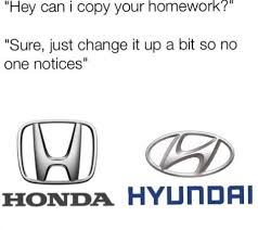 With a beginning msrp under $20,000 when new, a half and half powertrain. Die Cast Club On Twitter The Hyundai Logo Looks Like A Drunk Honda One This Is A Fact Hyundai Honda Memes Funny