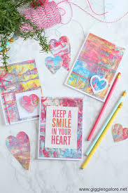 Decorate the card with stickers, photograp. Mother S Day Cards With Diy Marbled Shaving Cream Paper Giggles Galore