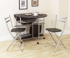 La Table De Cuisine Pliante 50 Idees Pour Sauver D Espace Archzine Fr Table De Cuisine Pliante Petite Salle A Manger Table Noire