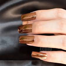The set will come with 6 x. Extra Long Press On Nails Glossy Champagne Mirror Acrylic Nail Tips Square Top 24pcs Kit N16 Wish