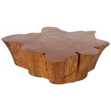 Midcentury Organic Modern Live Edge Cocktail Table Studio Made On Casters Organic Modern Cocktail Tables Mid Century Modern Coffee Table