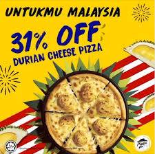 During ramadan, check out the food promotions that malaysians enjoy. Pizza Hut Malaysia Day Promotion Durian Cheese Pizza 31 Off 7 September 2019 16 September