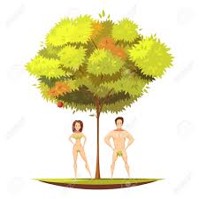 Check spelling or type a new query. Adam And Eve In Eden Garden Ander Apple Tree With Forbidden Fruit Of Knowledge Cartoon Vector Illustration Royalty Free Cliparts Vectors And Stock Illustration Image 70330021