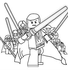 Beautiful star wars coloring page. Star Wars Kids Coloring Pages