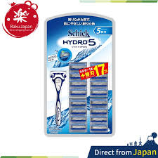 Schick is a brand of personal care and safety razors, founded in 1926, and currently owned by edgewell personal care. Schick Hydro 5 Sense Hydrate Razors For Men With 1 Razor Handle And 17 Razor Blades Refills Direct From Japan Shopee Malaysia