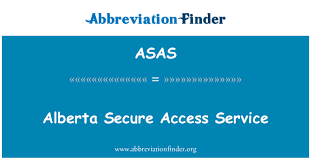 Context sentences for asas in english. Asas Definition Alberta Secure Access Service Abbreviation Finder
