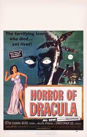 Horror Of Dracula 1958 Horror Dracula Hammer Horror Films
