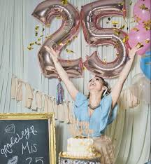 25th Birthday Decoration Ideas For Her 25 Year Party Decoration Birthday Photoshoot 25th Birthday 25 Birthday Decorations