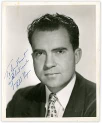 Richard Nixon Signed & Inscribed Publicity Photo