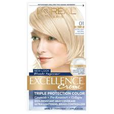 • up to 100% grey hair coverage. L Oreal Paris Excellence Creme Extra Light Ash Blonde 01 Beauty Lifestyle Wiki Fandom