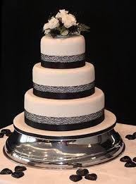 58 Ideas Wedding Cakes Simple 3 Tier Black White Black And White Wedding Cake White Wedding Cakes Simple Wedding Cake