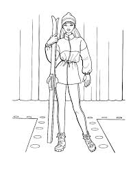 In case you don\'t find what you are. Online Coloring Pages Skiing Coloring Barbie Skiing Barbie