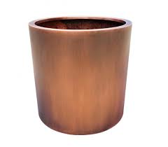 Many of these planters are as simple as putting some cactus soil in a creative container and planting the they are much easier to grow than it seems. Copper Outdoor Planters