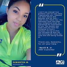 We really appreciate all the feedback & support from our JNGI customers.  💙💙💛💛 Here is what Samantha had to say about her recent experience with  us! Do you have a positive experience
