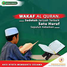 Saya niatkan 10 naskah alquran ini untuk (nama yang masih hidup dan yang telah meninggal dunia) kerana allah. Waqaf Al Qur An Berbagisemangat