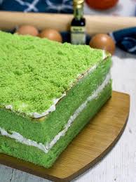 Pour the mixture into the whipped egg yolks and continue to whisk for another 30 secs until combined. Pandan Chiffon Cake With Cream Filling Recipe Amiable Foods