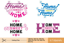 Download Home Sweet Home Graphic By Craftypography Creative Fabrica PSD Mockup Templates