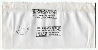Codurile poștale ale străzilor cuprind denumirea străzii în ordine alfabetică, numerele imobilelor cu și fără soț, în ordine crescătoare. Philaseiten De Rumanien Belege Nach 1945