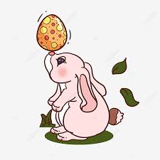 Ingin buat animasi atau kartun sederhana? Gambar Pink Tangan Dicat Paskah Menunjukkan Arnab Clipart Paskah Arnab Kartun Png Dan Psd Untuk Muat Turun Percuma