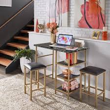 5 out of 5 stars with 1 ratings. Ainsley Counter Height Table Set With Marble Top By Inspire Q Modern Overstock 31837765
