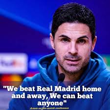 What a performance! I said it that Arsenal is winning this game, many  doubted but here it's. Real Madrid are humbled at the Emirates 😂😂 Don't  joke with Arteta when it comes