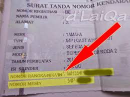 Check spelling or type a new query. D Laiqa Arena Nomor Rangka Dan Nomor Mesin Yamaha Mio J