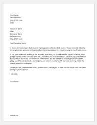 My last day of employment will be month day year. Resignation Letter Samples For 8 Key Reasons Document Hub
