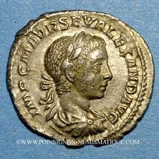 monnaies empire romain alexandre sévère (222-235). denier. rome, 222. r/:  jupiter