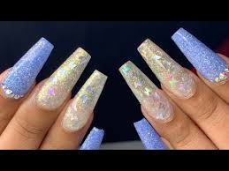 Macute butterfly nail glitter sequins 12 colors holographic nail art. Acrylic Nails Butterfly Design Youtube