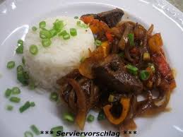 Innereien Lebergeschnetzeltes Mit Reis Rezept Rezept Lebergeschnetzeltes Geschnetzeltes Reisfleisch Rezept