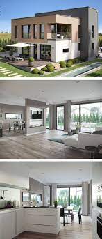 modern townhouse in bauhaus style with flat roof architecture garage house build decoration trends modern townhouse prefabricated houses architecture house