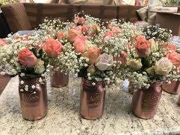 Check spelling or type a new query. Rose Gold Mason Jar Centerpiece Etsy