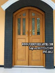 Pintu Rumah Mewah Kayu Jati Classic Model Pintu Minimalis Rumah Kamar Utama Kupu Tarung Terbaru Dari Kayu