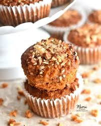 Check out these 15 desserts all made with no flour, dairy, or eggs! Paleo Carrot Cake Muffins Gluten Free Dairy Free No Refined Sugar Mama Knows Gluten Free