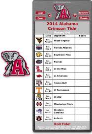 2014 Alabama Crimson Tide Football Schedule Widget Alabama Crimson Tide Alabama Crimson Tide Schedule Alabama