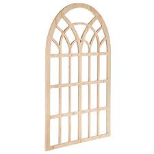 The farmhouse window frames are made with white washed pine wood that will effortlessly match rustic, classic, shabby chic, and modern farmhouse home decor; Farmhouse Window Frame Hobby Lobby 1607159