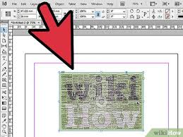 (in the tutorial, it changed and the text became visible.) so i opened text frame options and clicked the box that says ignore text wrap. the result was very weird. 3 Ways To Create A Background In Indesign Wikihow