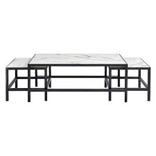 Use them in your living room as a coffee table, end table, plant stand, telephone table or functional foot coavas living room coffeetables: Capelle Coffee Table Set 3 Interiors Online