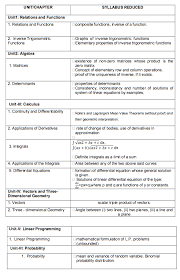 The cbse class 12 question papers of cbse board exams strictly based on the syllabus provided by cbse board. Cbse Class 12 Maths Syllabus 2021 Revised Free Download Reduced Deleted Syllabus Pdf